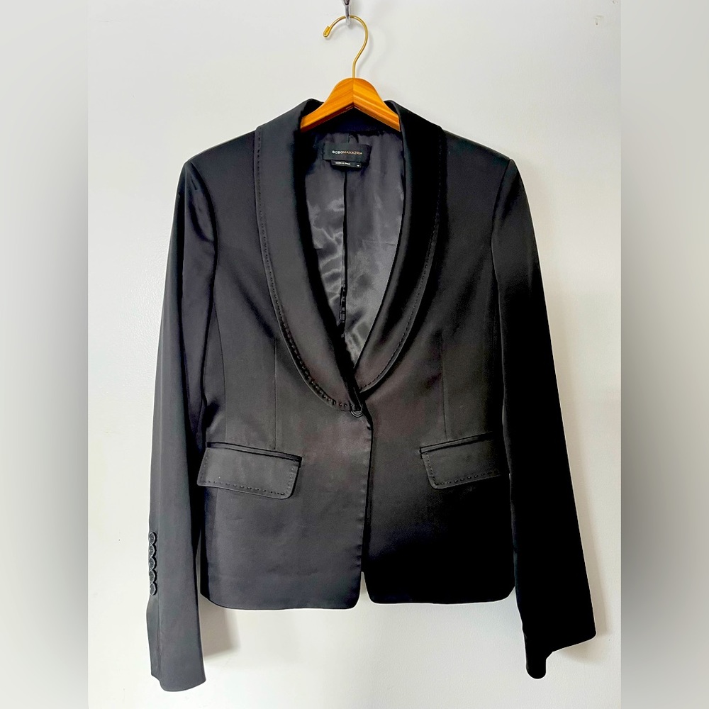 BCBG MaxAzria Medium Black Womens Blazer